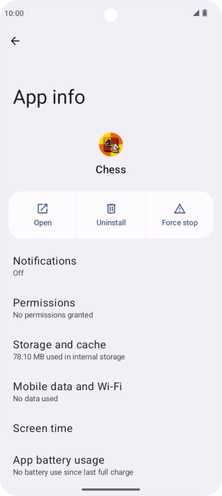 Press Storage and cache. Press Storage and cache.