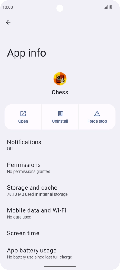 Press Storage and cache. Press Storage and cache.