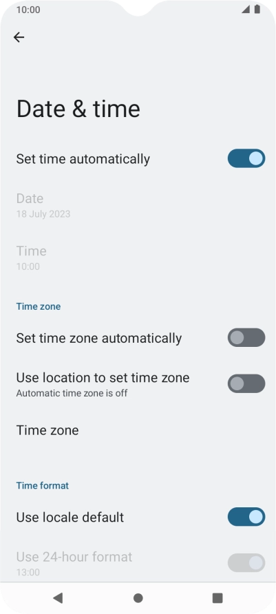 Press the indicator next to Press the indicator next to