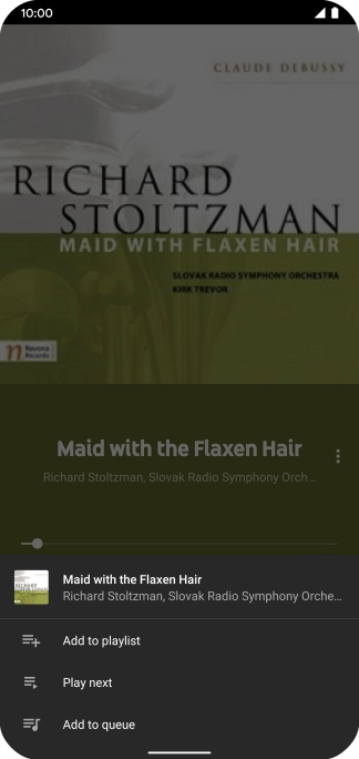 Press Add to playlist. Press Add to playlist.