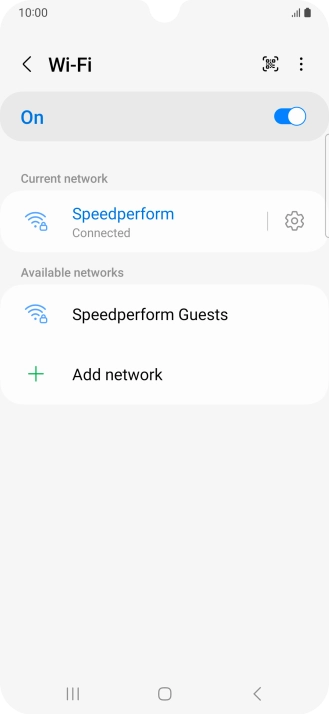 Press the Home key to return to the home screen. Press the Home key to return to the home screen.
