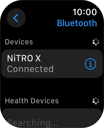 Press the Digital Crown to return to the home screen. Press the Digital Crown to return to the home screen.
