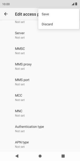 Press Save. Press Save.