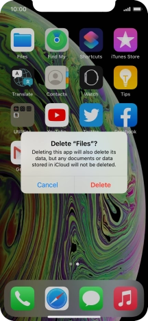 Press Delete. Press Delete.