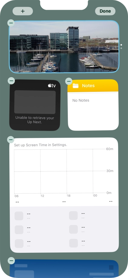 Press the add icon. Press the add icon.