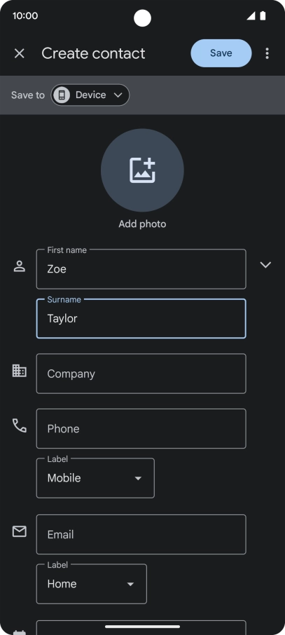 Press Phone and key in the required phone number. Press Phone and key in the required phone number.
