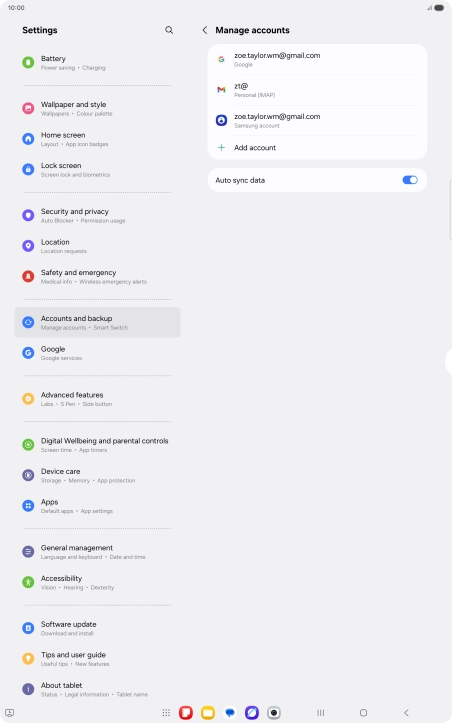Press the Home key to return to the home screen. Press the Home key to return to the home screen.