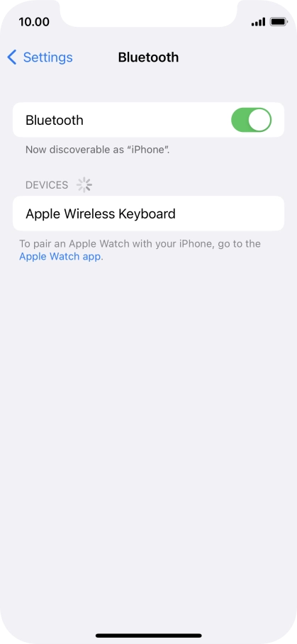 Press the required Bluetooth device and follow the instructions on the screen to pair the device with your phone. Press the required Bluetooth device and follow the instructions on the screen to pair the device with your phone.