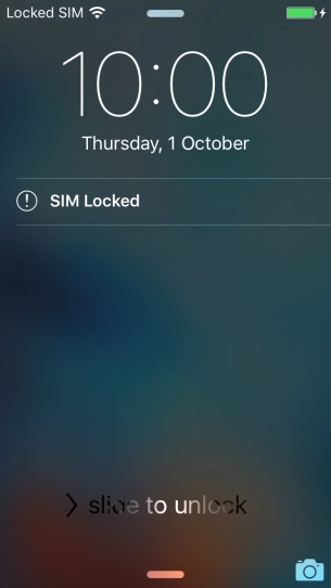 Slide your finger right on the screen. Slide your finger right on the screen.