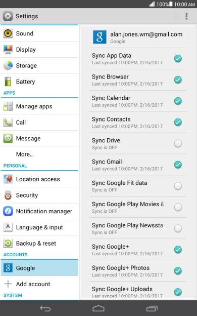 Press Sync Contacts to turn on the function. Press Sync Contacts to turn on the function.