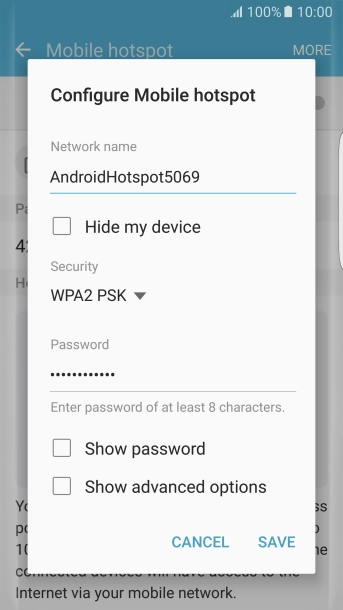 Press the field below Press the field below