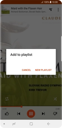 Press NEW PLAYLIST. Press NEW PLAYLIST.