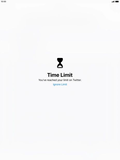 Press Ignore Limit. Press Ignore Limit.