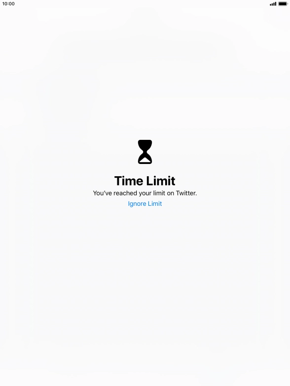 Press Ignore Limit. Press Ignore Limit.