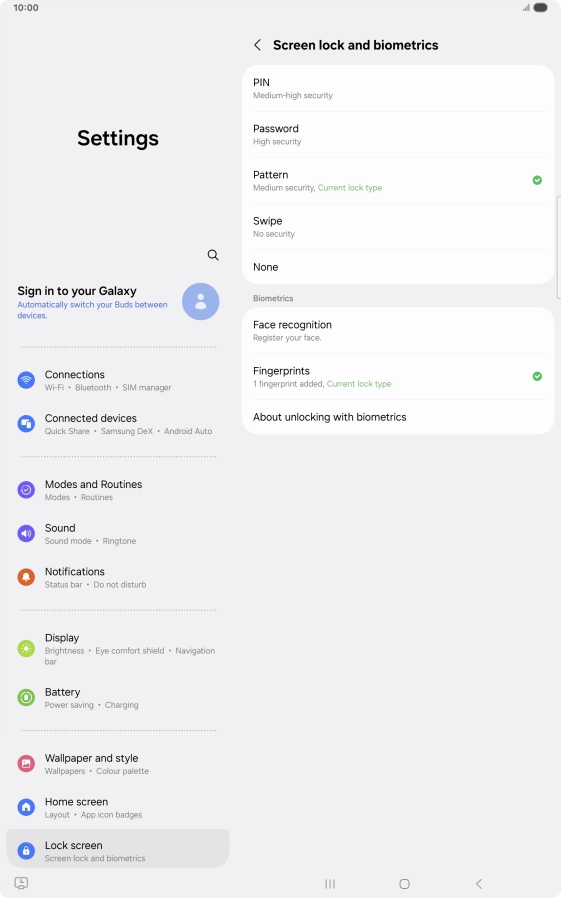 Press None. Press None.