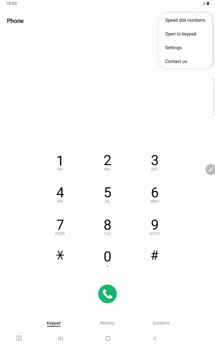 Press Settings. Press Settings.