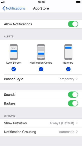 Press the indicator next to Press the indicator next to