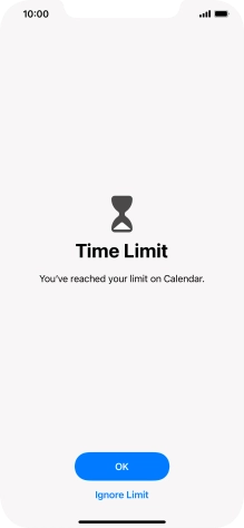 Press Ignore Limit. Press Ignore Limit.