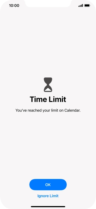 Press Ignore Limit. Press Ignore Limit.