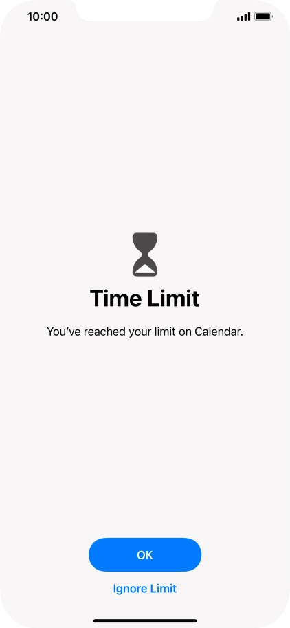 Press Ignore Limit. Press Ignore Limit.