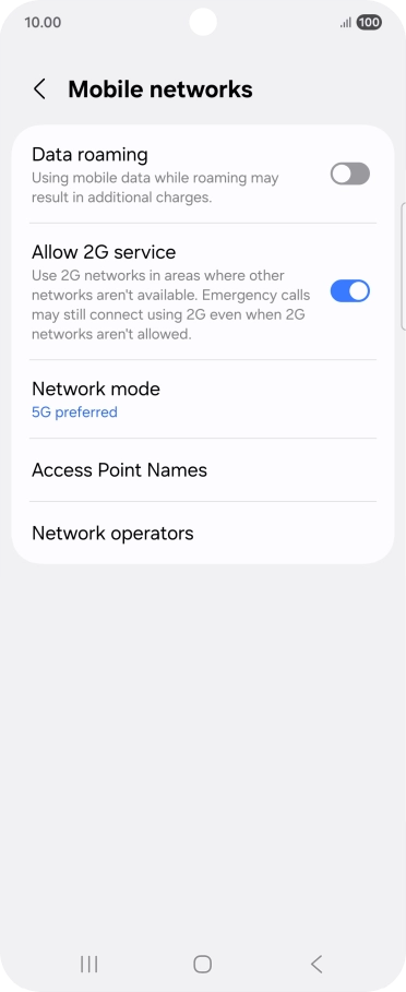 Press Network operators. Press Network operators.