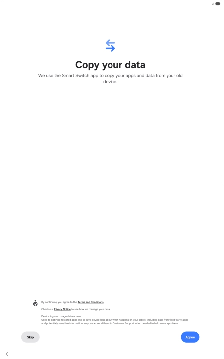 Press Agree. Press Agree.