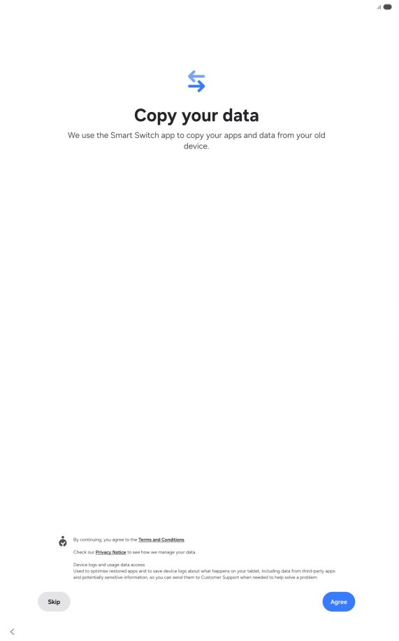 Press Agree. Press Agree.