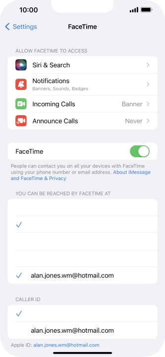 Press the indicator next to Press the indicator next to