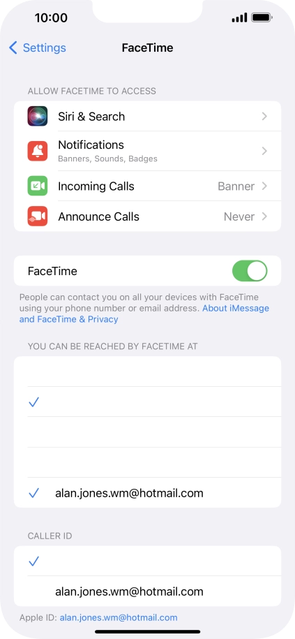 Press the indicator next to Press the indicator next to