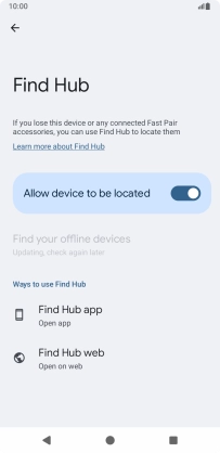 Press the Home key to return to the home screen. Press the Home key to return to the home screen.