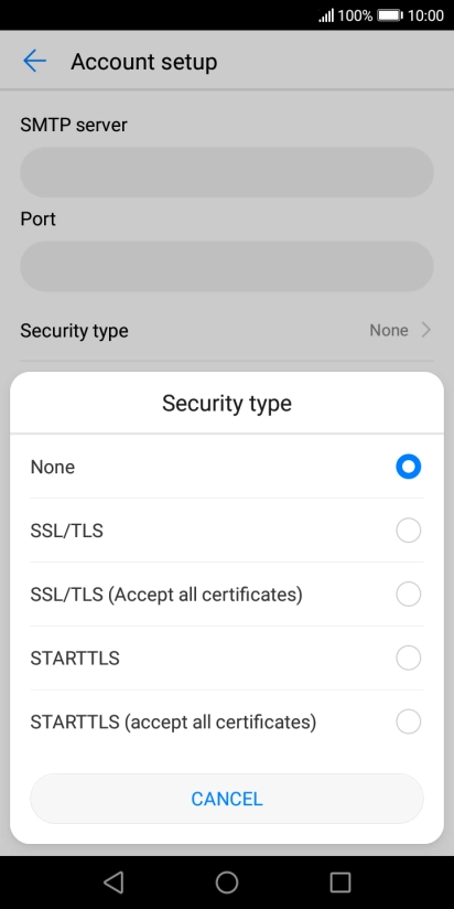 Press None to turn off the function. Press None to turn off the function.