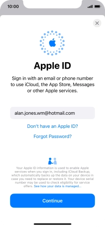 Press Continue. Press Continue.