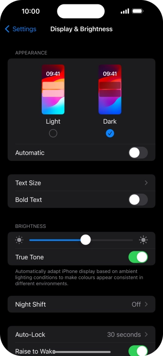 Press the indicator next to Press the indicator next to