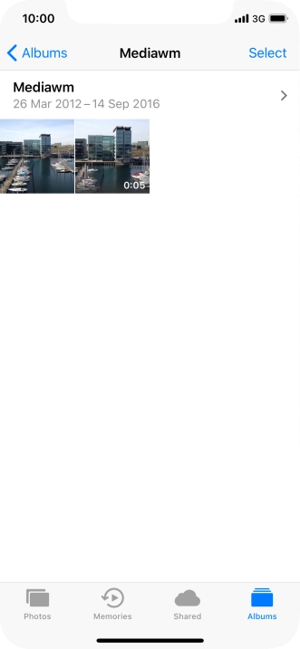 Hard press and hold the required picture until a pop-up menu is displayed. Hard press and hold the required picture until a pop-up menu is displayed.