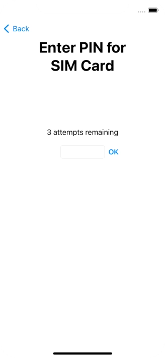If your SIM is locked, key in your PIN and press OK. If your SIM is locked, key in your PIN and press OK.