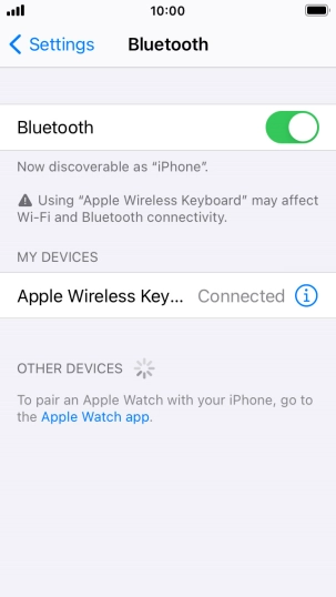 Press the Home key to return to the home screen. Press the Home key to return to the home screen.