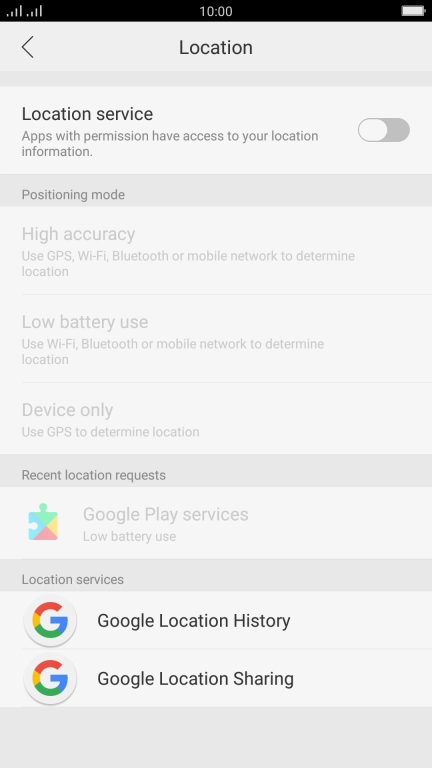 Press the indicator next to Press the indicator next to