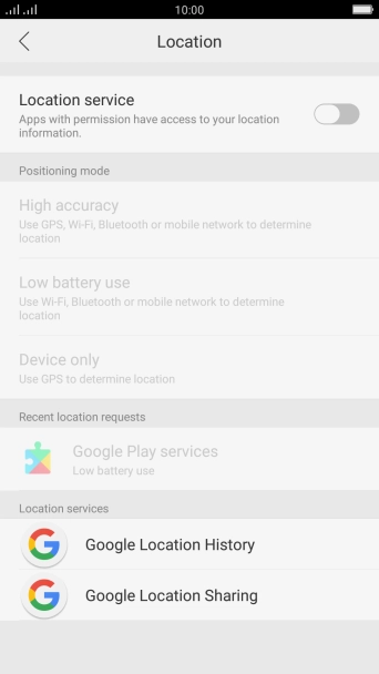 Press the indicator next to Press the indicator next to