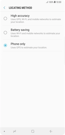 If you select High accuracy, your phone can find your exact position using the GPS satellites, the mobile network and nearby Wi-Fi networks. Satellite-based GPS requires a clear view of the sky. If you select High accuracy, your phone can find your exact position using the GPS satellites, the mobile network and nearby Wi-Fi networks. Satellite-based GPS requires a clear view of the sky.
