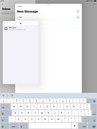 Press the required contact. Press the required contact.