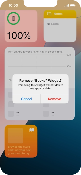 Press Remove. Press Remove.