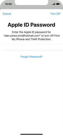 Press Turn Off. Press Turn Off.