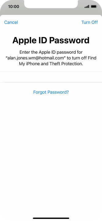 Press Turn Off. Press Turn Off.