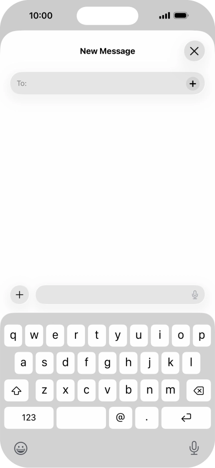 Press the add icon. Press the add icon.