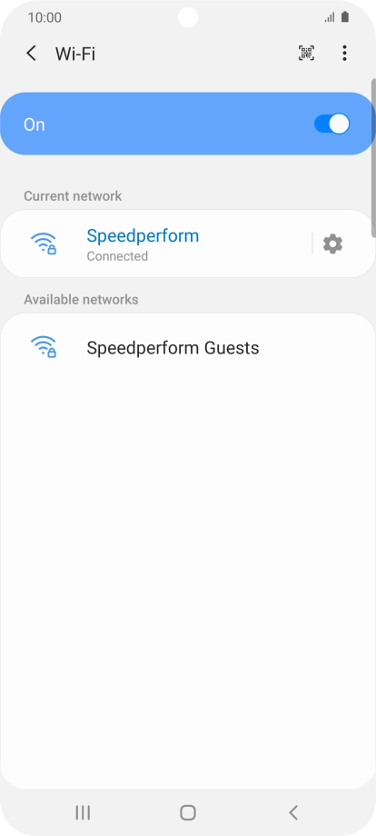 Press the Home key to return to the home screen. Press the Home key to return to the home screen.