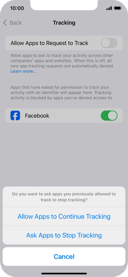 If you turn off the function, press the required setting. If you turn off the function, press the required setting.