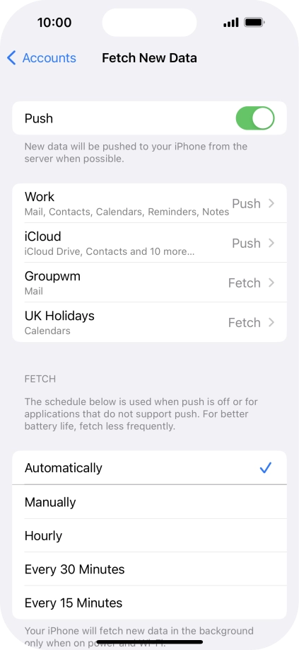 Press the indicator next to Press the indicator next to