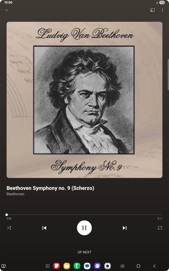 Press arrow right to go to the next audio file. Press arrow right to go to the next audio file.