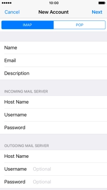 Press Username and key in the username for your email account. Please note that if you have a Vodafone email address, you need to key in the username for your email account. Press Username and key in the username for your email account. Please note that if you have a Vodafone email address, you need to key in the username for your email account.