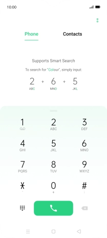 Press the menu icon. Press the menu icon.
